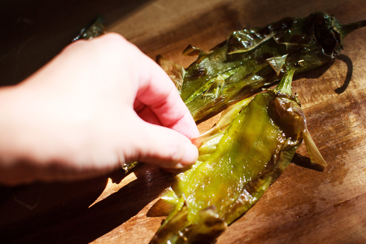 Oven Roasted Hatch Green Chiles Recipe