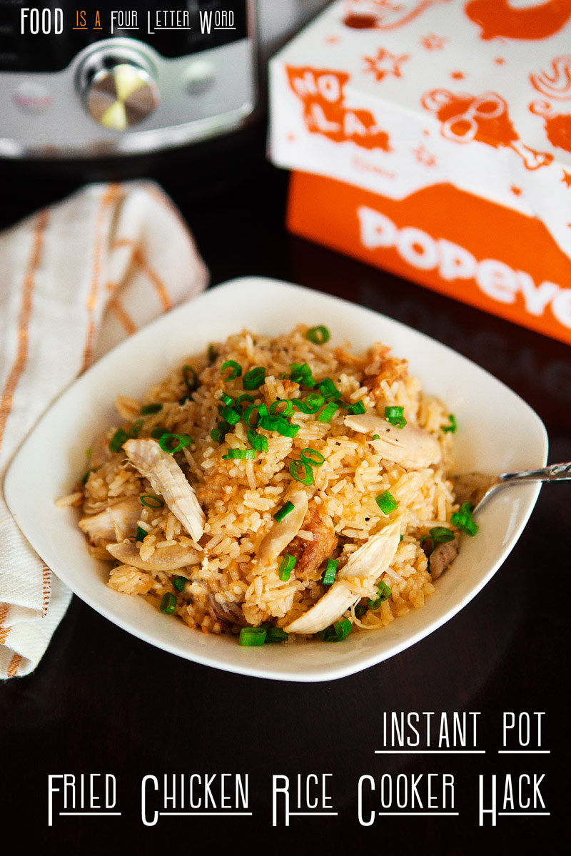 Instant Pot “KFC” Fried Chicken Japanese Rice Cooker Recipe Hack using Popeye’s Chicken