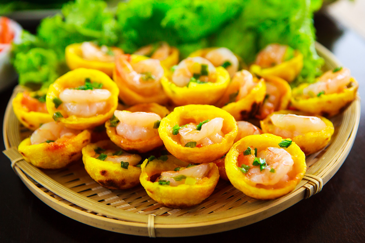 Vietnamese Crispy Savory Shrimp Pancakes Recipe - Bánh Khọt