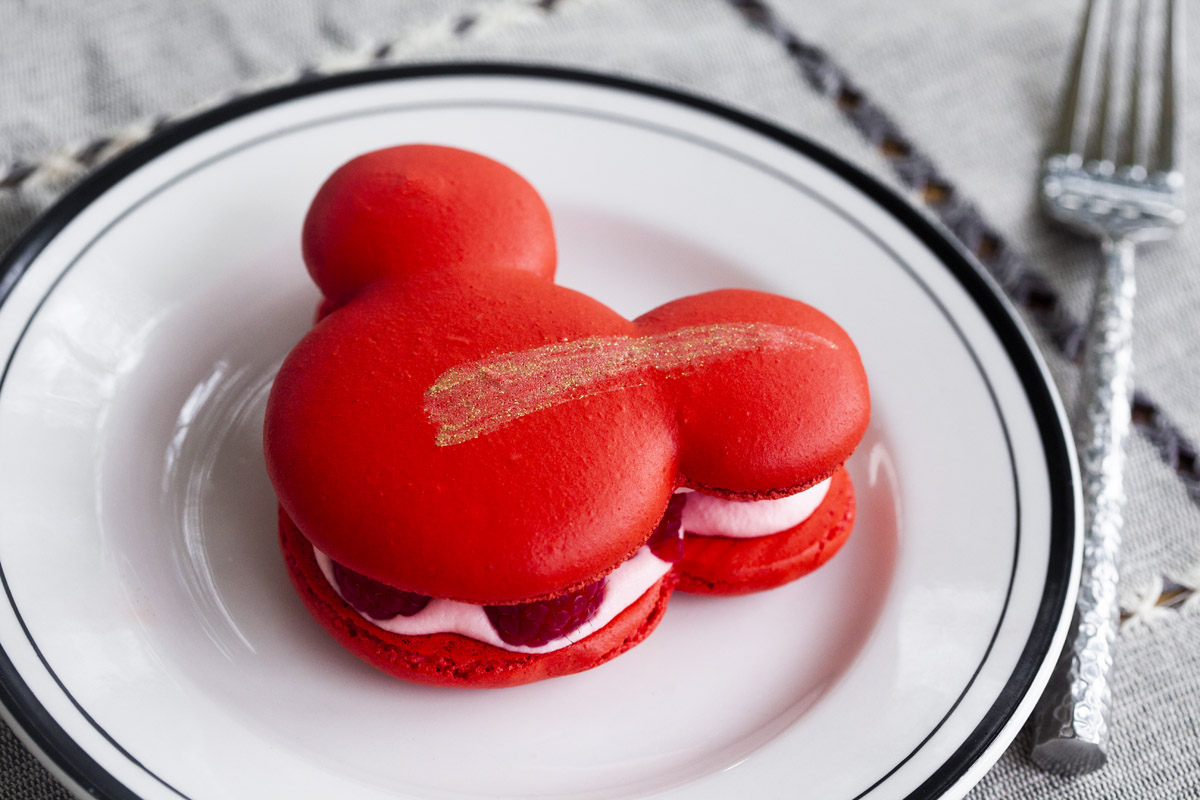 Disneyland’s Raspberry Rose Mickey Macaron Recipe