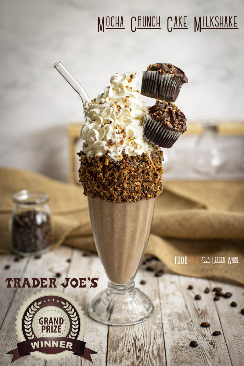 Trader Joe’s Mocha Crunch Cake Milkshake Recipe