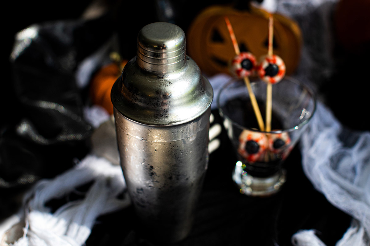 Bloody Lychee Sake Martini Recipe for Halloween