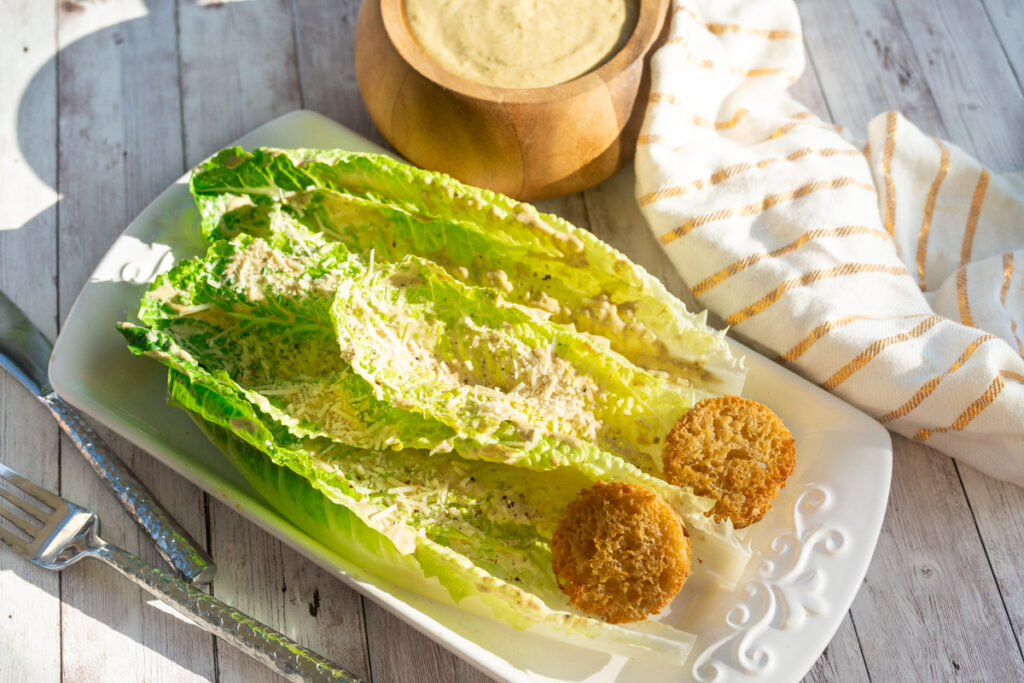 BEST Caesar Salad Dressing Recipe FOOD is Four Letter Word