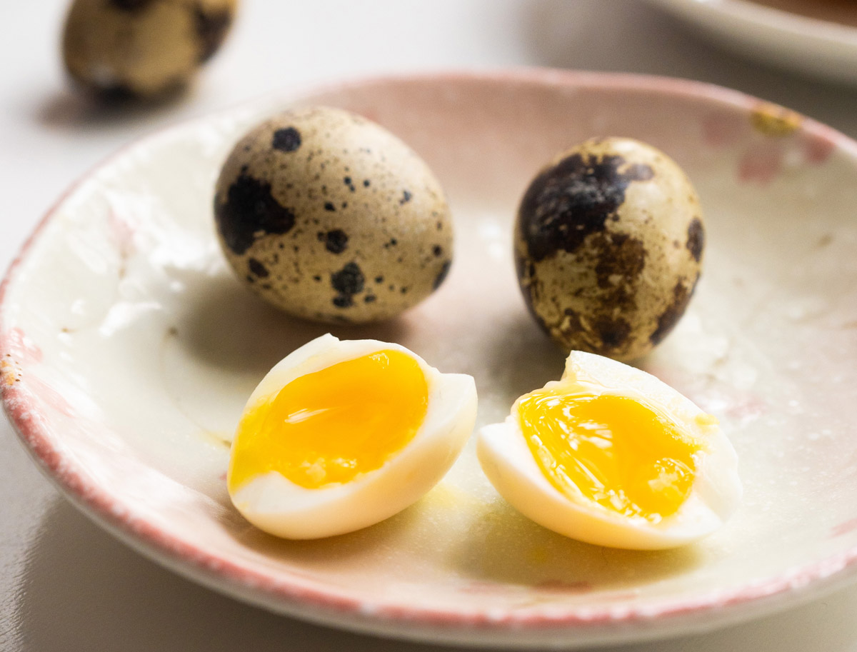 Soft Boiled Quail Eggs Recipe