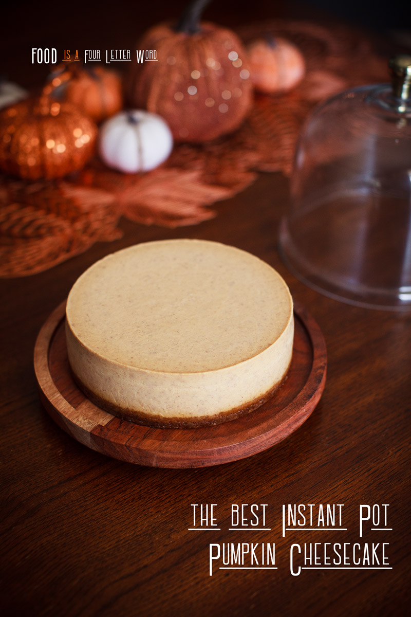 The BEST Instant Pot Pumpkin Cheesecake Recipe