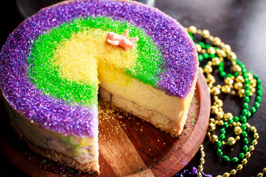 Instant Pot KING Cake Cheesecake Recipe + (Oven Method) FOOD is Four