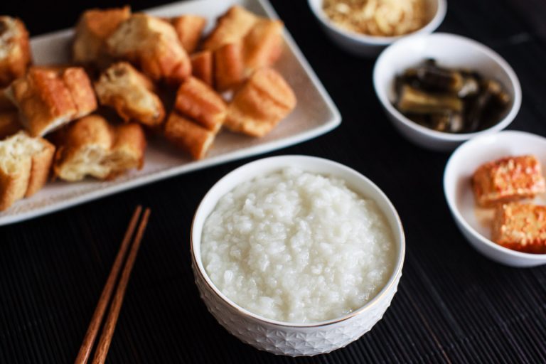 Instant Pot Congee / Rice Porridge made with Cooked Rice Recipe FOOD