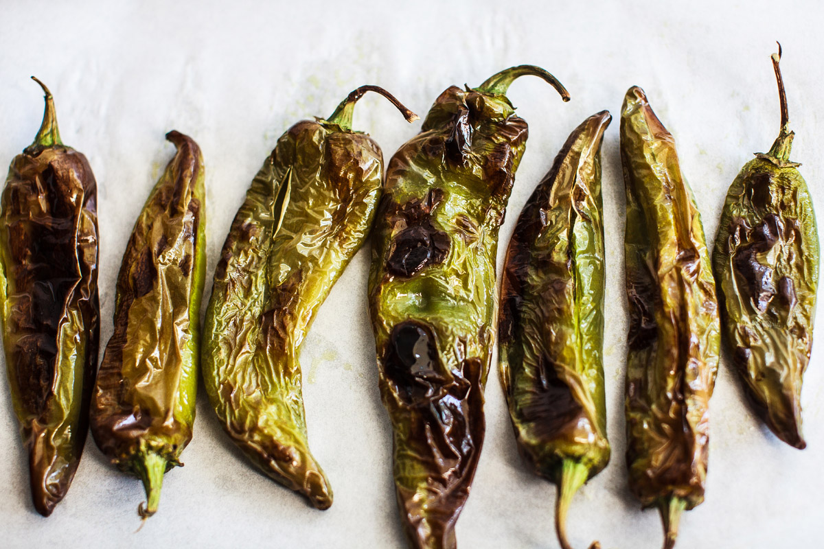 How to Roast Hatch Green Chiles in Oven and Freeze Green Chiles YouTube