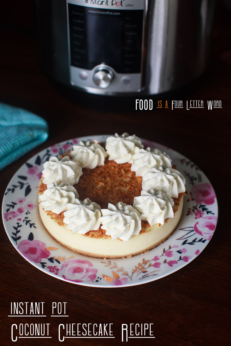 Instant Pot Coconut Cheesecake Recipe