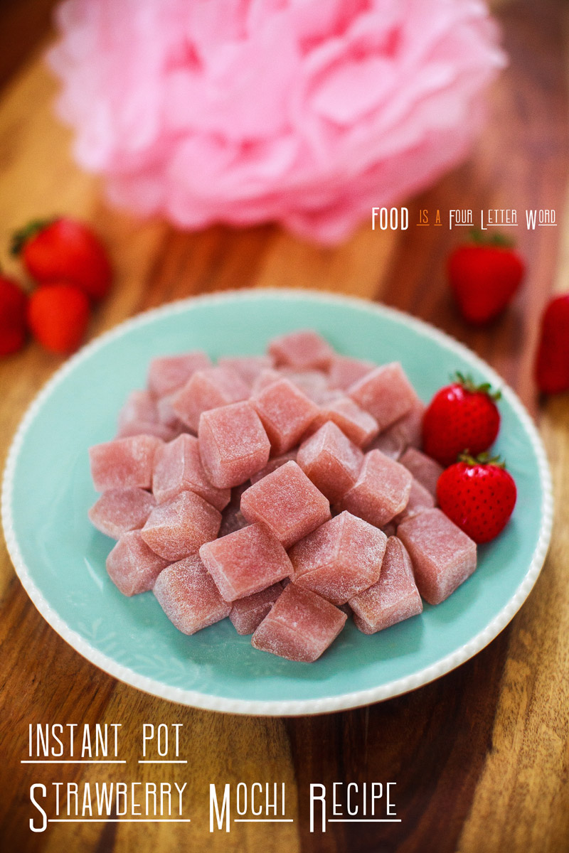 Instant Pot Strawberry Mochi Recipe