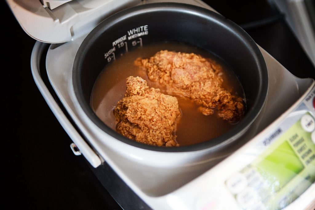 Fried Chicken Rice Cooker Hack Recipe FOOD is Four Letter Word